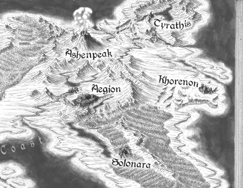 Artist: Valterink Fantasy Maps Services: Hand-drawn Fantasy Cartography Portfolio: ValterinkFantasyMaps